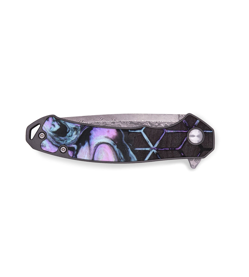 EDC Wood+Resin Pocket Knife - Hallie (Pattern, 636389)