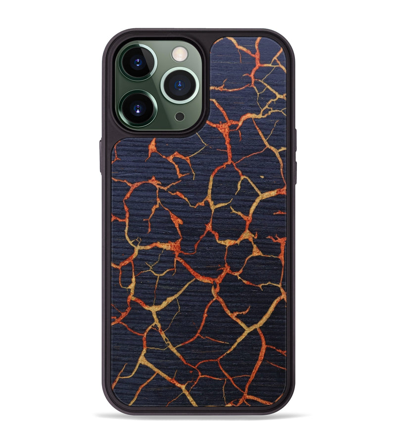 iPhone 13 Pro Max Wood+Resin Phone Case - Luca (Lava, 626046)