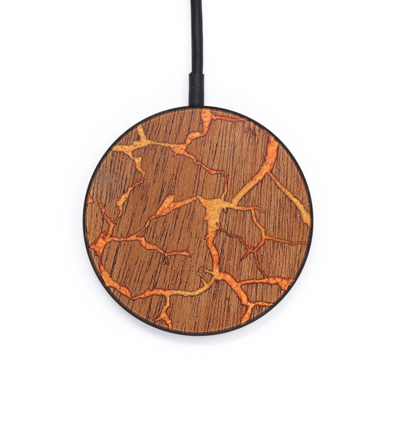 Circle Wood+Resin Wireless Charger - Rich (Lava, 627884)