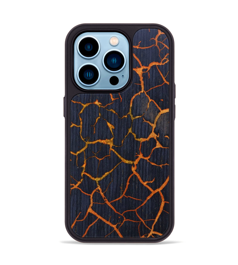 iPhone 14 Pro Wood+Resin Phone Case - Harleigh (Lava, 625033)