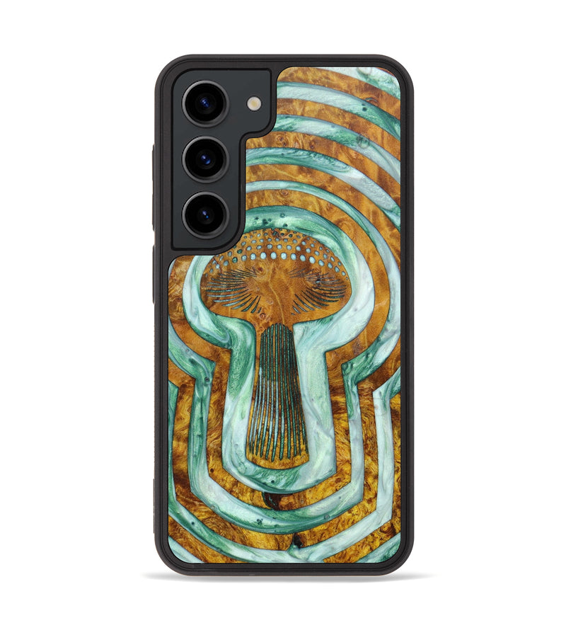 Galaxy S23 Wood+Resin Phone Case - Lorie (Retro, 634353)