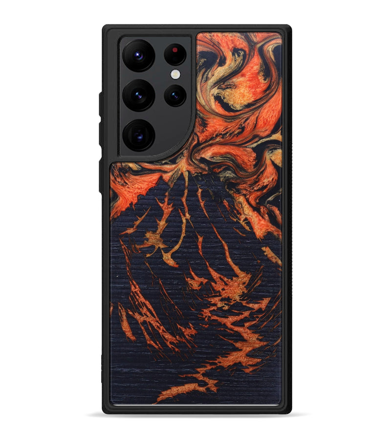Galaxy S22 Ultra Wood+Resin Phone Case - Kyara (Lava, 626662)