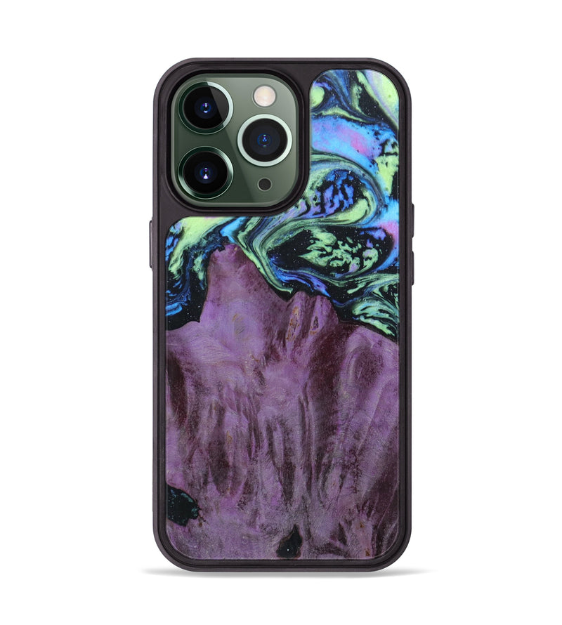 iPhone 13 Pro Wood+Resin Phone Case - Edwin (Aurora, 617584)