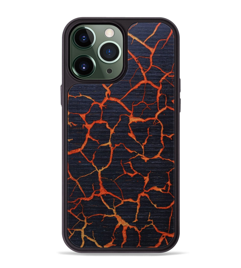 iPhone 13 Pro Max Wood+Resin Phone Case - Branden (Lava, 626031)