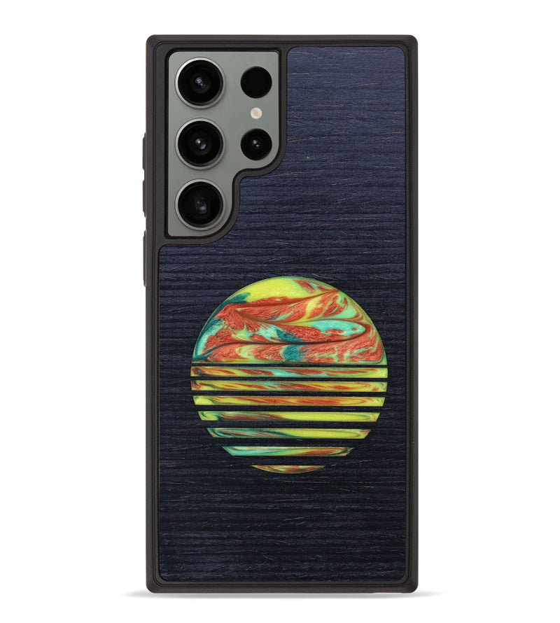Galaxy S23 Ultra Wood+Resin Phone Case - Jasmin (Retro, 634825)