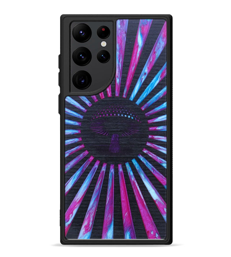 Galaxy S22 Ultra Wood+Resin Phone Case - Randy (Retro, 634437)