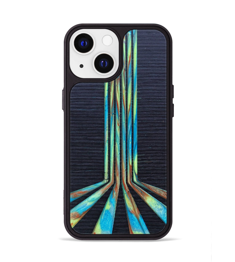 iPhone 13 Wood+Resin Phone Case - Diana (Retro, 634833)