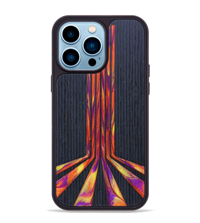 iPhone 14 Pro Max Wood+Resin Phone Case - Kehlani (Retro, 634803)