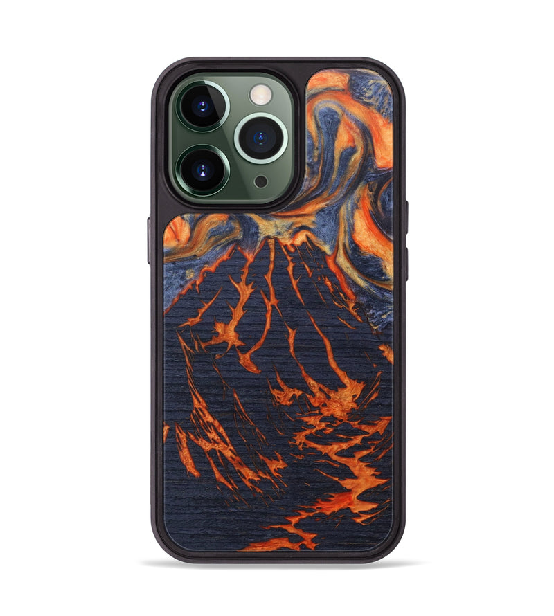 iPhone 13 Pro Wood+Resin Phone Case - Lily (Lava, 627522)