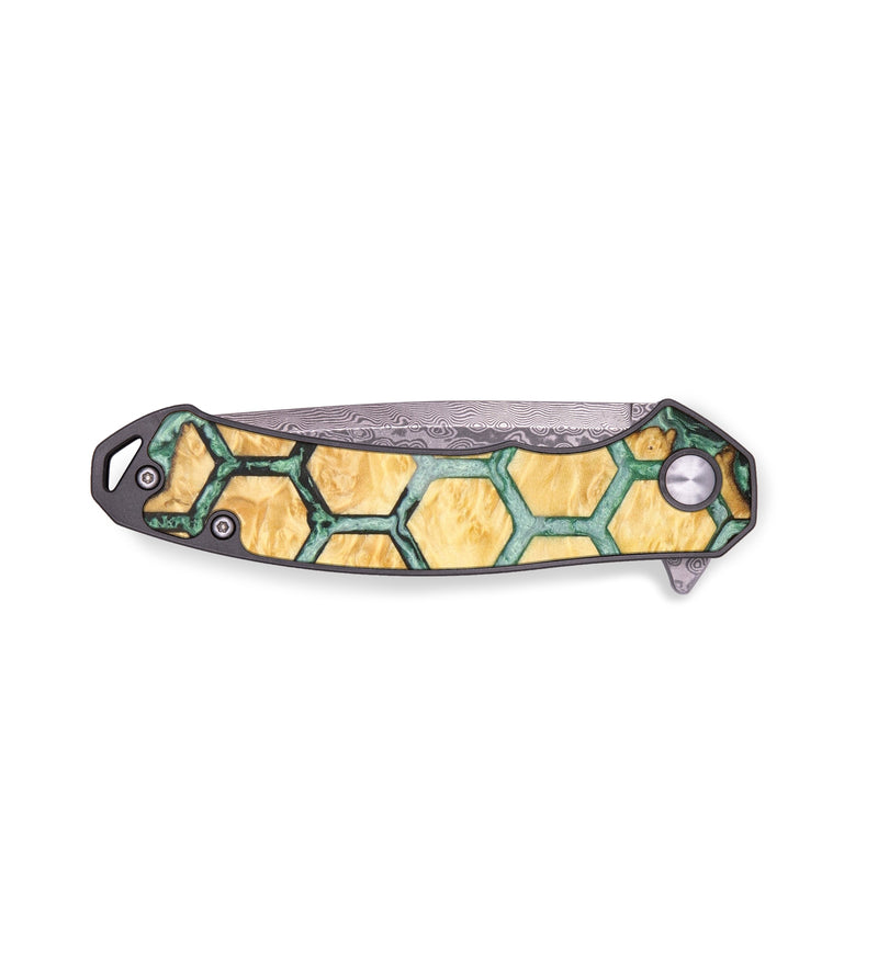 EDC Wood+Resin Pocket Knife - Thea (Pattern, 636390)