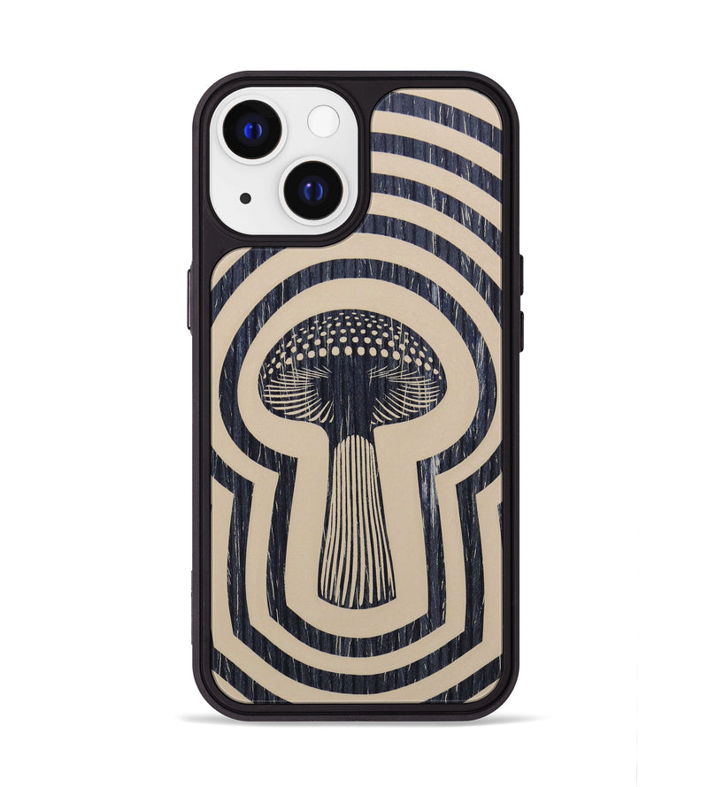 iPhone 13 Wood+Resin Phone Case - Rickie (Retro, 636299)