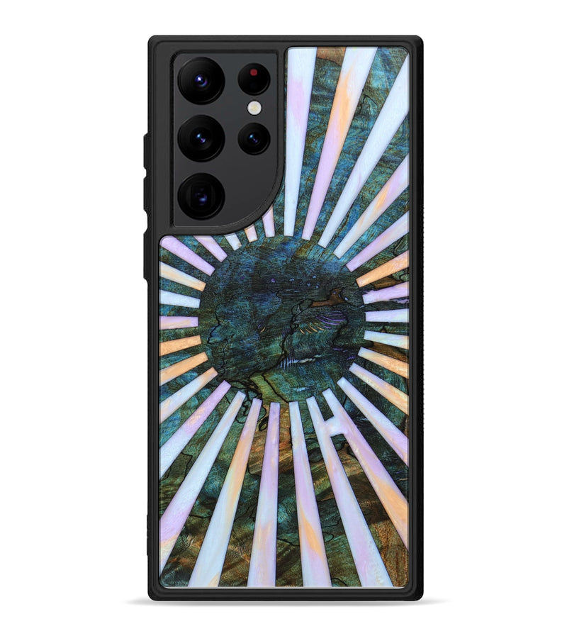 Galaxy S22 Ultra Wood+Resin Phone Case - Axel (Retro, 634490)