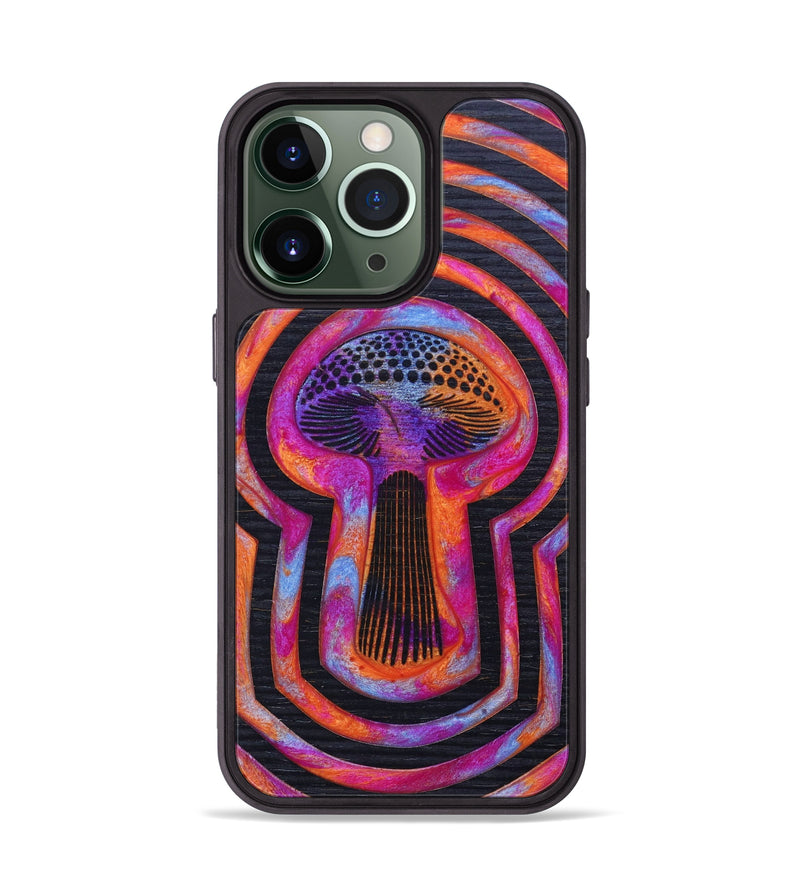 iPhone 13 Pro Wood+Resin Phone Case - Erma (Retro, 633764)