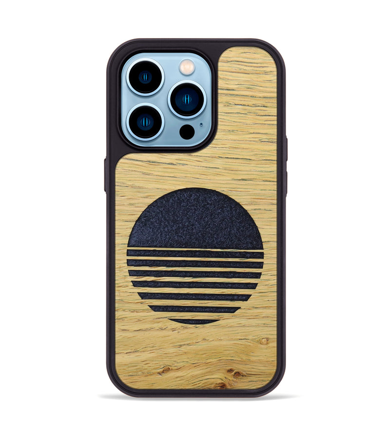 iPhone 14 Pro Wood+Resin Phone Case - Codi (Retro, 633677)
