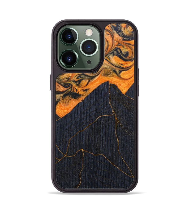 iPhone 13 Pro Wood+Resin Phone Case - Amayah (Lava, 624976)