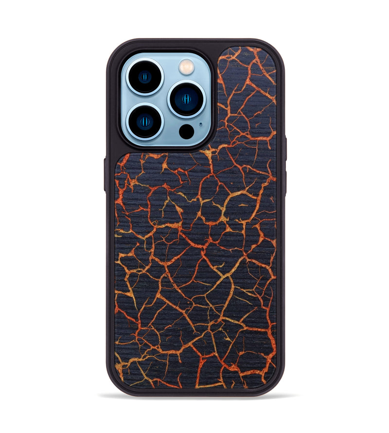 iPhone 14 Pro Wood+Resin Phone Case - Cletus (Lava, 626075)