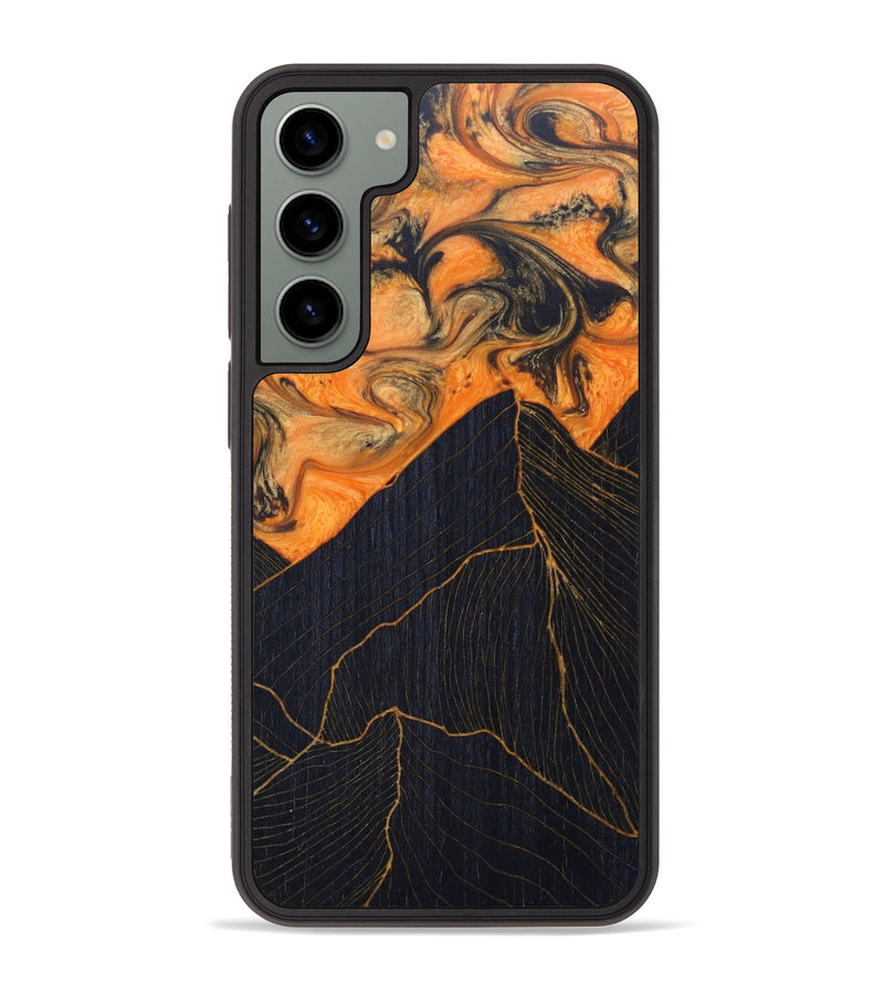 Galaxy S23 Plus Wood+Resin Phone Case - Fredric (Lava, 624994)
