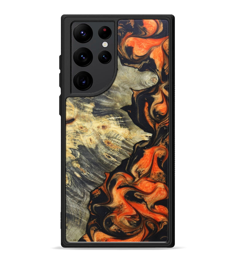 Galaxy S22 Ultra Wood+Resin Phone Case - Yesenia (Lava, 625067)
