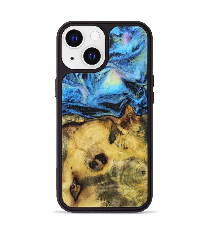 iPhone 13 Wood+Resin Phone Case - Jade (Aurora, 617653)