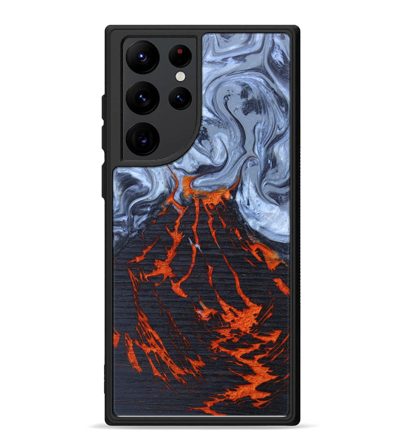 Galaxy S22 Ultra Wood+Resin Phone Case - Estelle (Lava, 627526)