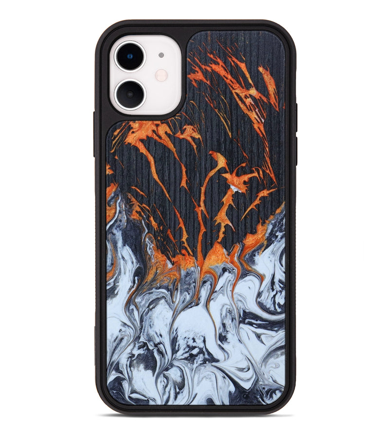 iPhone 11 Wood+Resin Phone Case - Alexis (Lava, 627126)