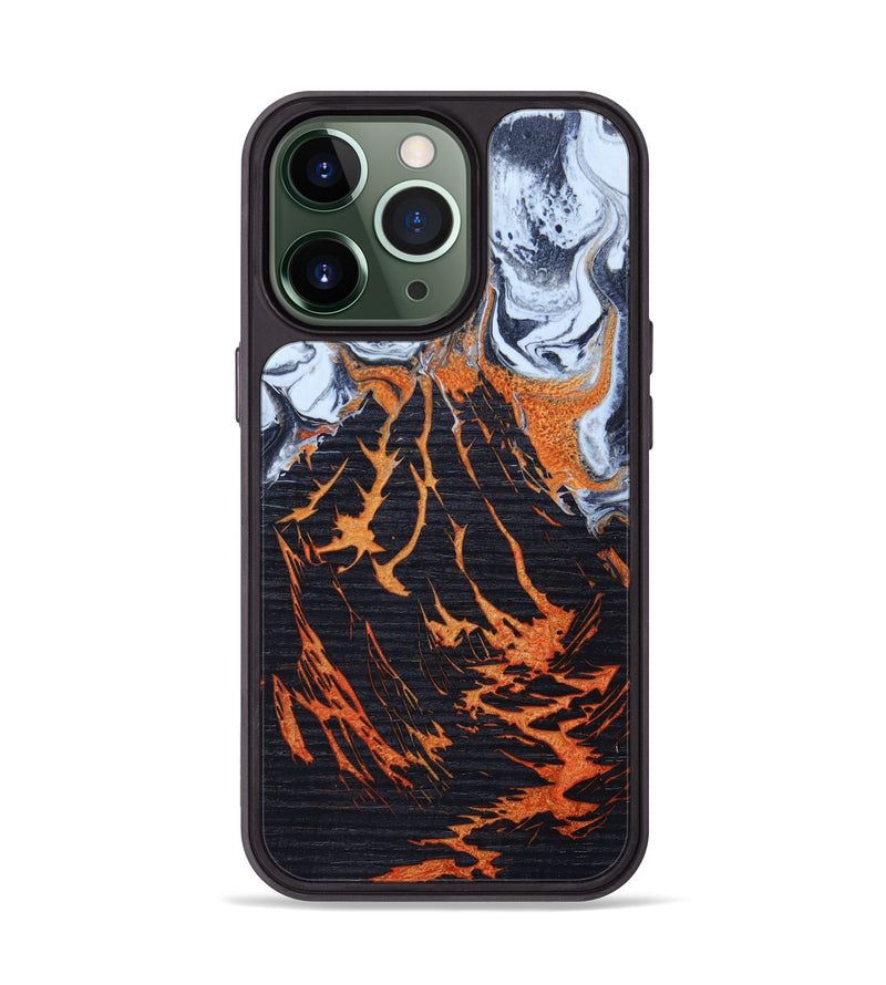 iPhone 13 Pro Wood+Resin Phone Case - Neva (Lava, 627140)