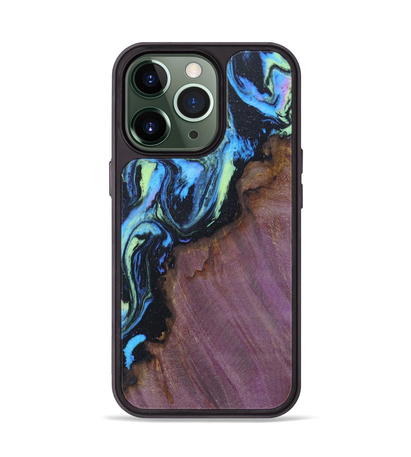 iPhone 13 Pro Wood+Resin Phone Case - Kassandra (Aurora, 617630)