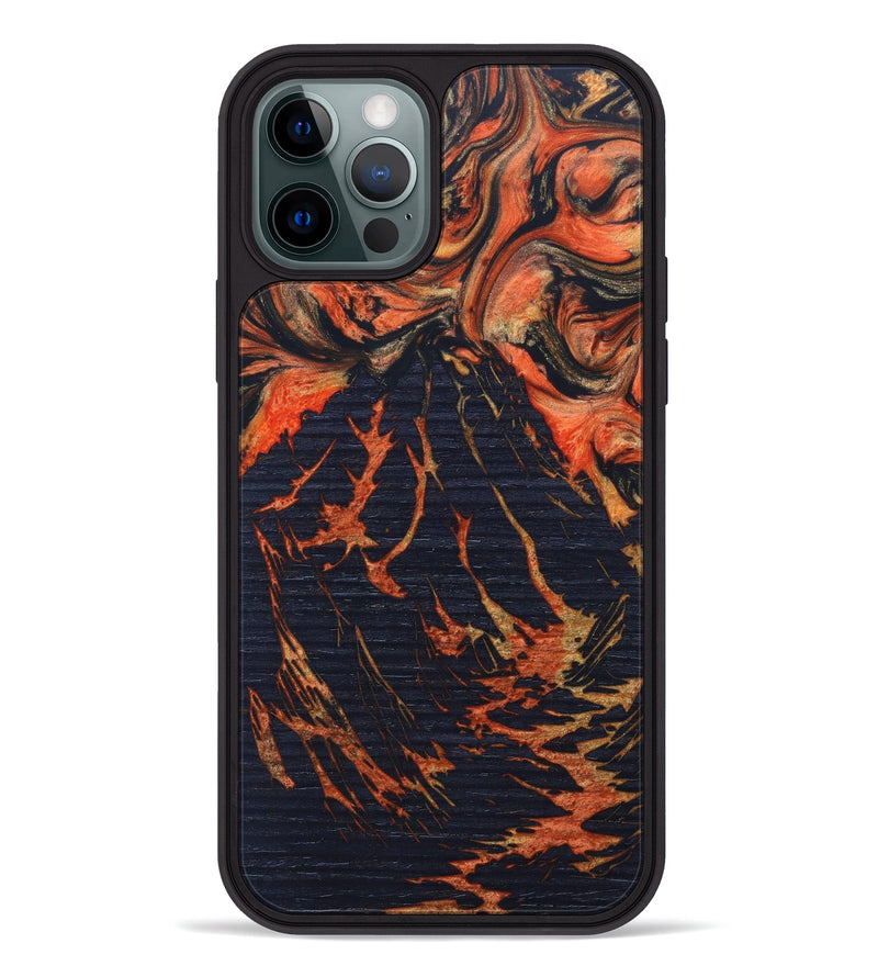 iPhone 12 Pro Wood+Resin Phone Case - Emerie (Lava, 626663)