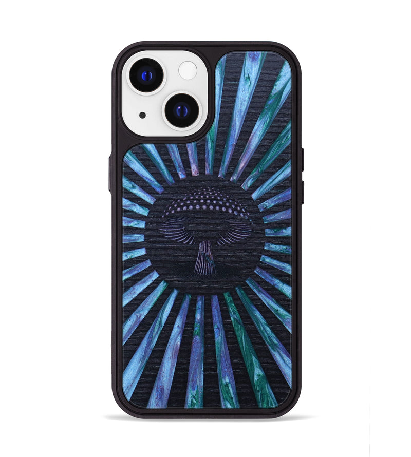 iPhone 13 Wood+Resin Phone Case - Lou (Retro, 634500)