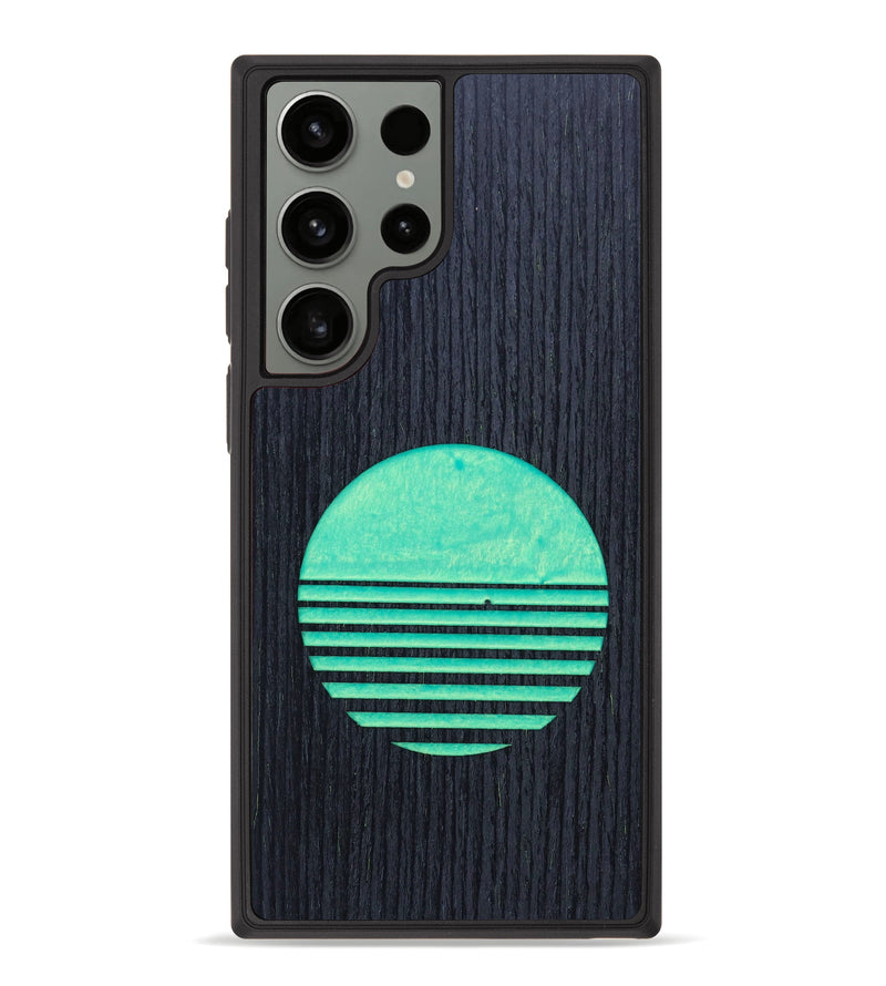 Galaxy S23 Ultra Wood+Resin Phone Case - Willie (Retro, 634816)