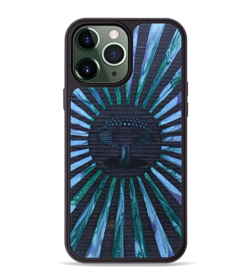 iPhone 13 Pro Max Wood+Resin Phone Case - Isabelle (Retro, 634514)