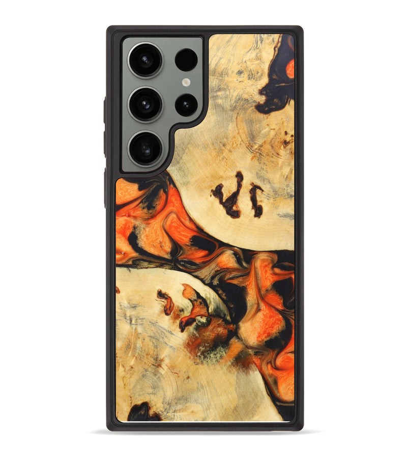 Galaxy S23 Ultra Wood+Resin Phone Case - Stetson (Lava, 624987)