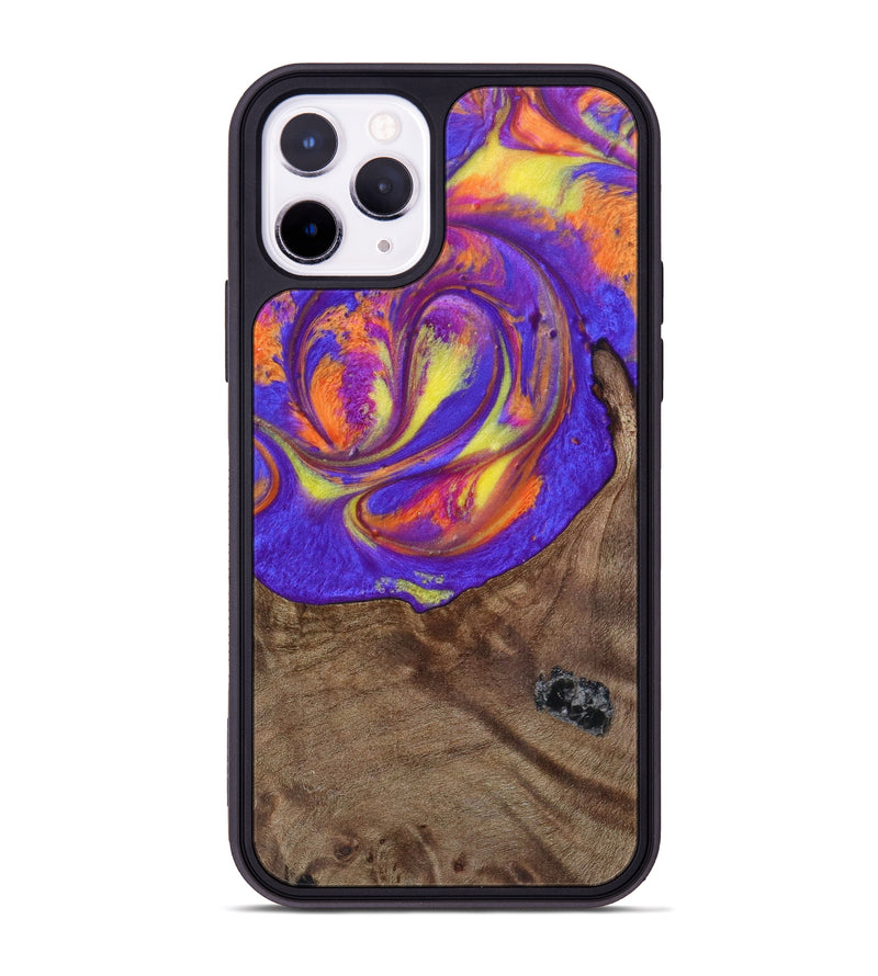 iPhone 11 Pro Wood+Resin Phone Case - Megan (Retro, 634495)