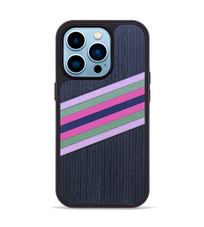 iPhone 14 Pro Wood+Resin Phone Case - Brody (Retro, 634435)
