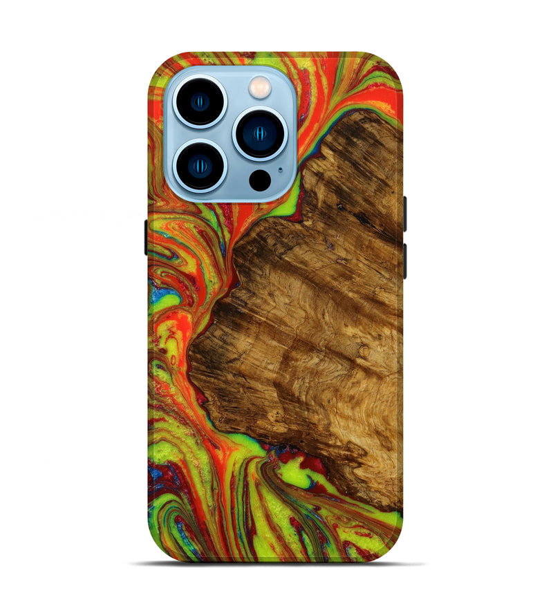 iPhone 14 Pro Wood+Resin Live Edge Phone Case - Jarrett (Artist Pick, 647646)