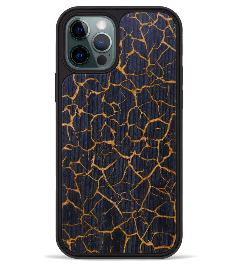 iPhone 12 Pro Max Wood+Resin Phone Case - Kelis (Lava, 624896)