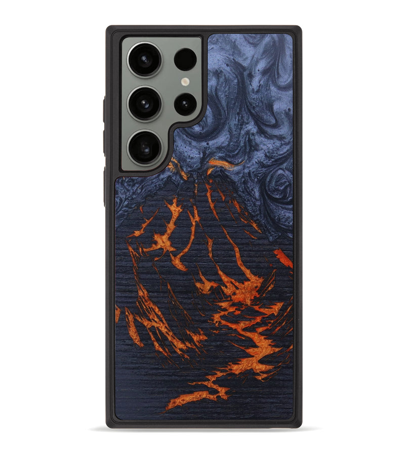 Galaxy S23 Ultra Wood+Resin Phone Case - Malka (Lava, 627521)