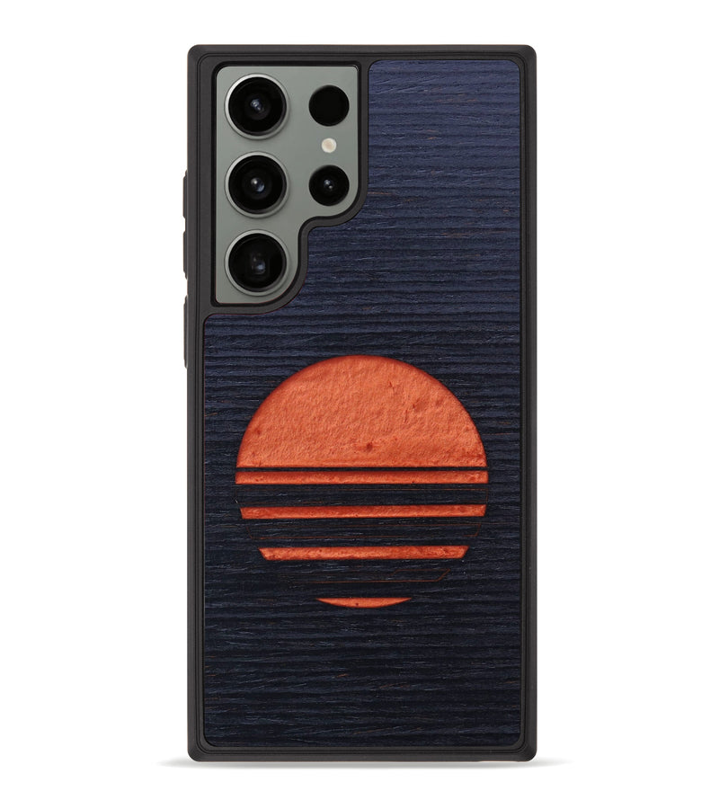 Galaxy S23 Ultra Wood+Resin Phone Case - Halle (Retro, 634824)
