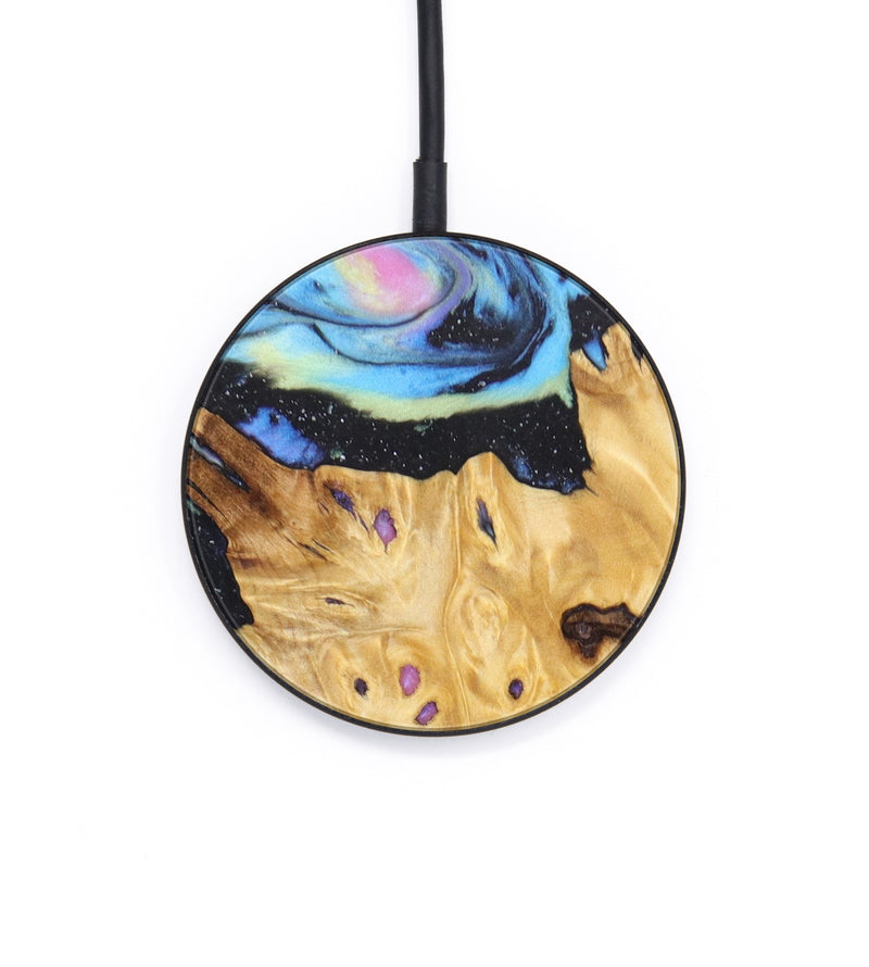 Circle Wood+Resin Wireless Charger - Javonte (Aurora, 617463)
