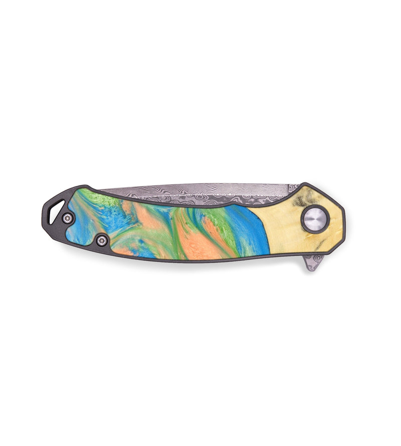 EDC Wood+Resin Pocket Knife - Braxton (Retro, 637047)
