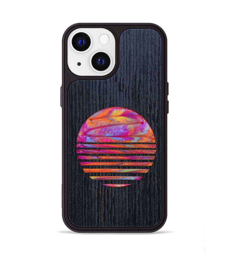 iPhone 13 Wood+Resin Phone Case - Joan (Retro, 636289)
