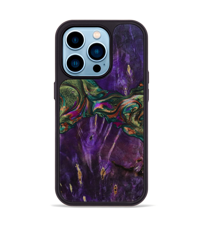 iPhone 14 Pro Wood+Resin Phone Case - Lillie (Artist Pick, 648529)