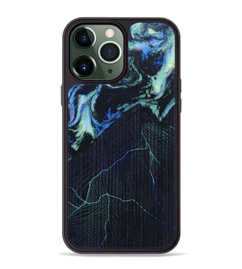 iPhone 13 Pro Max Wood+Resin Phone Case - Lonny (Aurora, 618543)