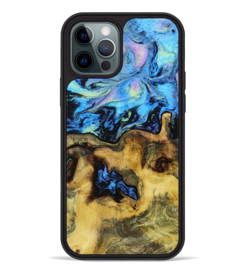 iPhone 12 Pro Wood+Resin Phone Case - Karis (Aurora, 617704)