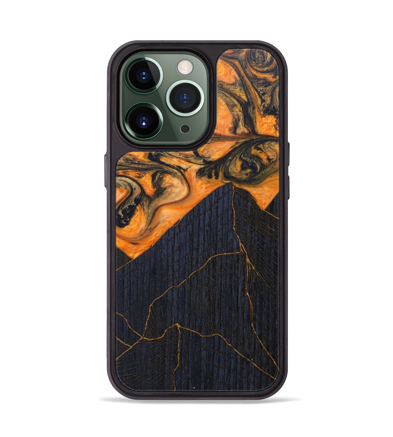 iPhone 13 Pro Wood+Resin Phone Case - Byron (Lava, 624942)