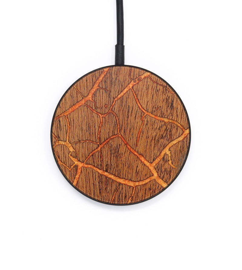 Circle Wood+Resin Wireless Charger - Shawn (Lava, 627874)