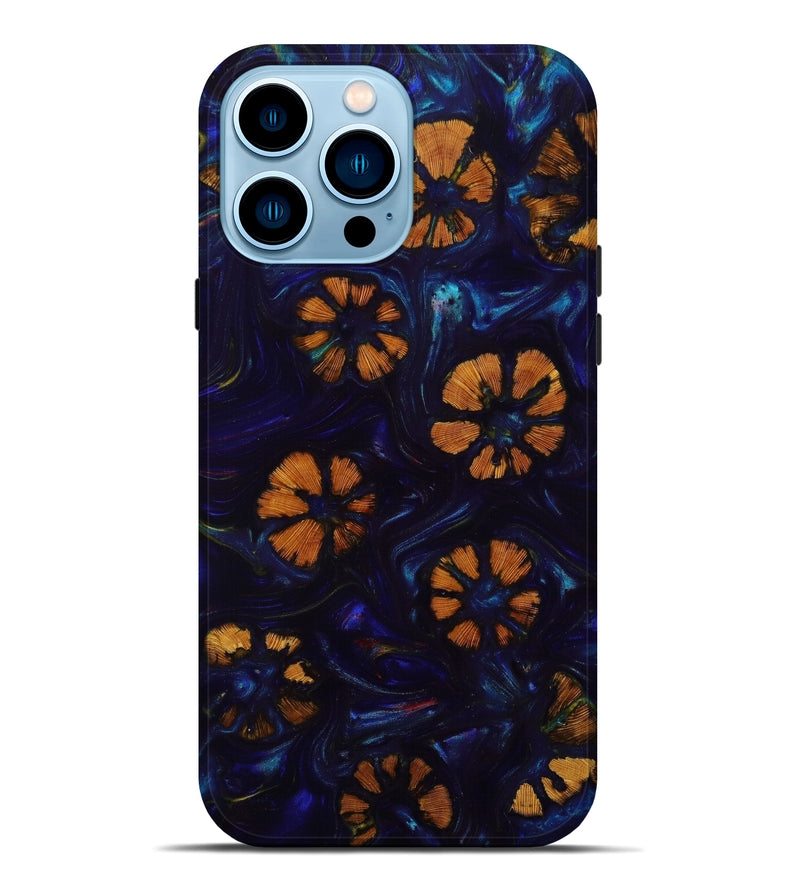iPhone 14 Pro Max Wood+Resin Live Edge Phone Case - Jocelyn (Artist Pick, 648349)