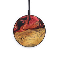 Circle Wood+Resin Wireless Charger - Pedro (Red, 640141)