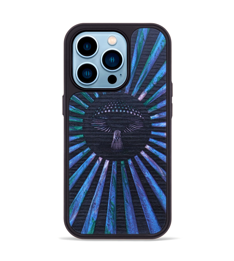 iPhone 14 Pro Wood+Resin Phone Case - Nettie (Retro, 634505)