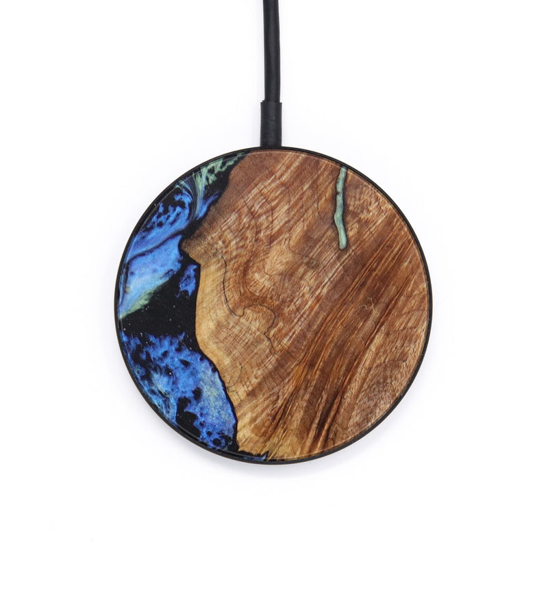 Circle Wood+Resin Wireless Charger - Shaylee (Aurora, 618591)